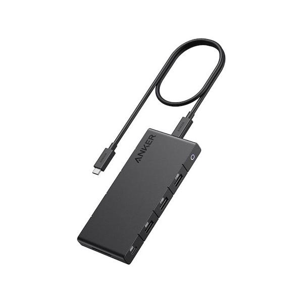 Anker 364 USB-C ハブ (10-in-1, Dual 4K HDMI) 100W USB PD対応 4K HDMIポート 2画面出力 着脱式ケーブル 50cm SDカードスロット イーサネットポート