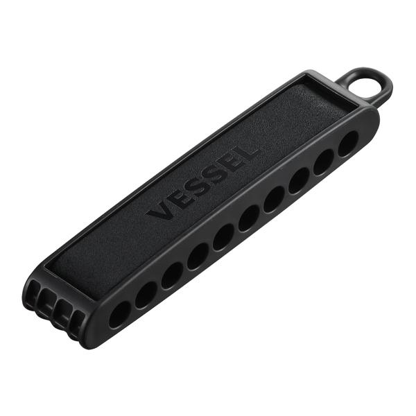 他サイト： ビットホルダー 10本用 6.35mm 黒 ベッセル BH-10K (69-6302-20)の商品画像