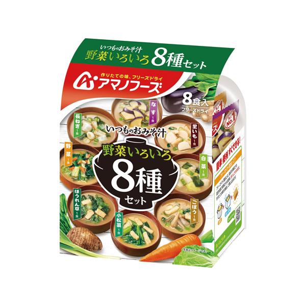 他サイト： いつものおみそ汁 野菜いろいろ8種セット 1袋 8食入 アサヒグループ食品 MITEI (69-6982-39)の商品画像