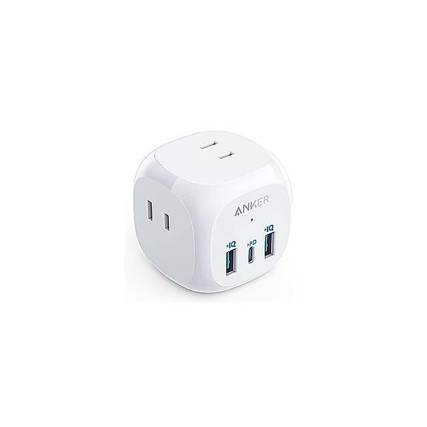 Anker PowerExtend (6-in-1)(USBタップ 電源タップ AC差込口 USB-Cポート USB-Aポート) 【PSE技術基準適合/USB Power Delivery対応/コンパクトサイズ】MacBook