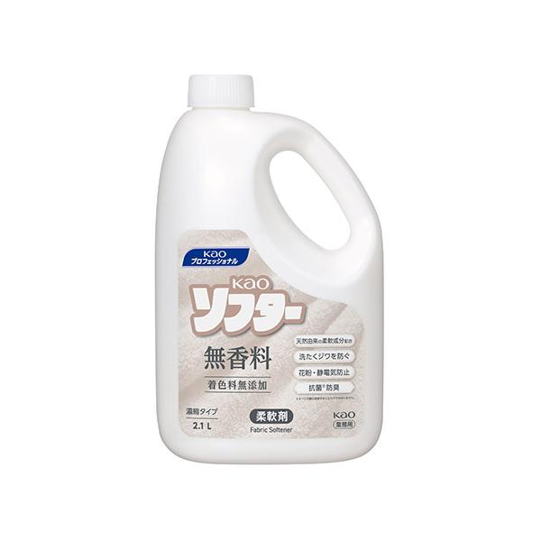 他サイト： Kao ソフター 無香料 2.1L 業務用 花王 4901301428844 (7-2092-12)の商品画像