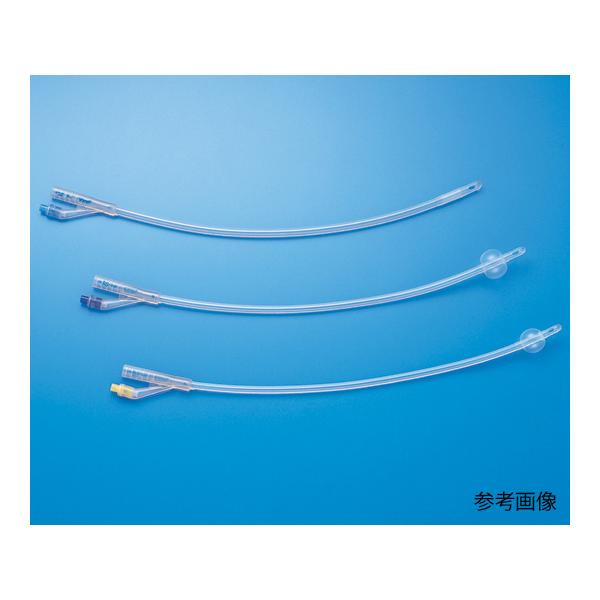 フォーリーカテーテル オールシリコン製／レッド／18Fr 10本 トップ 8458 医療機器認証取得済 (8-7875-04)