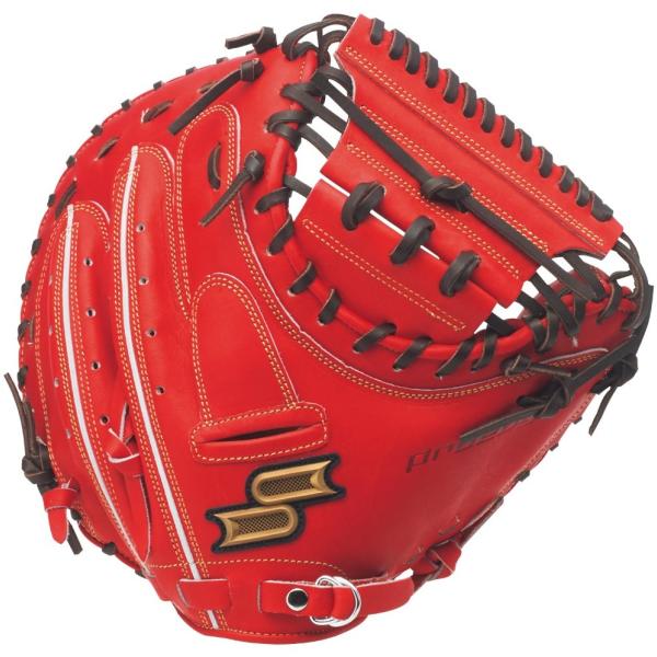 SSK キャッチャーミット プロエッジ 黒/赤 エスエスケイ（スポーツ用品） 野球 SSK プロエッジ 軟式用
