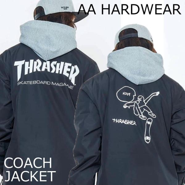 スラッシャー THRASHER 18-19 ダブルエー ハードウェア コーチジャケット スノーボードウェア AA HARDWEAR COACH  JACKET