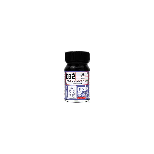 ガイアノーツ 33032 ガイアカラー 032 アルティメットブラック 光沢 15ml