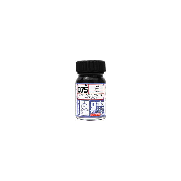 ガイアノーツ 33075 ガイアカラー 075 ニュートラルグレーV（5）光沢 15ml