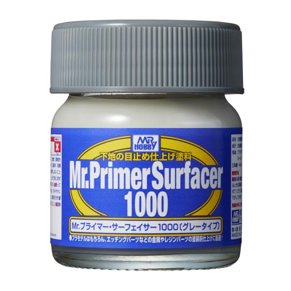 GSIクレオス SF287 Mr.プライマー・サーフェイサー 1000〔グレータイプ〕ビン 40ml