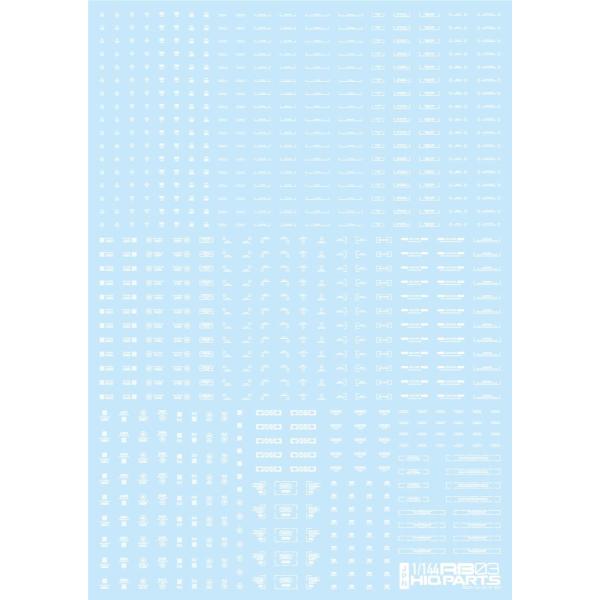 サイズ：110mm x 156mm生産国：日本印刷方式：スクリーン＆オフセットハイブリッドメカモデル向けの水転写式汎用コーションデカール。装飾を削ぎ落としたスタンダードなデザインが中心です（装飾ありのアクセント的なデザインは「RB02」に収...