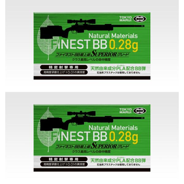 東京マルイ ファイネスト BB 0.28g BB弾（500発）2箱セット FBB-28-500-2set