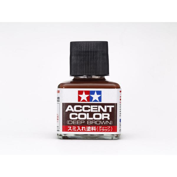タミヤ 87210 メイクアップ材 スミ入れ塗料（ディープブラウン）40ml