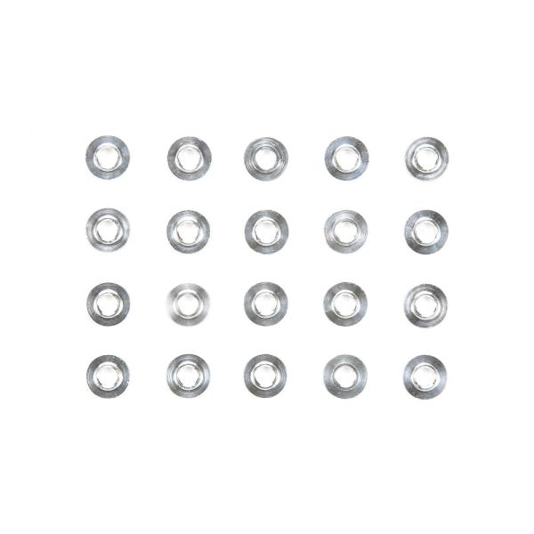 GP.160 19mmアルミベアリングローラー等の固定に使用しているスペーサーです。レース中のクラッシュによるローラー脱落で紛失してしまった場合や消耗した時などにご利用ください。【適用パーツ】GP.160 19mmアルミベアリングローラー、...