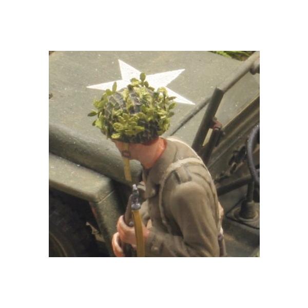 商品画像は着色完成例となっております。無着色のペーパークラフトとなっております。１ミリぐらいの葉が付いた小枝のセットです。葉脈までていねいに加工しました。1/48、1/72の樹木にも使えます。フラージュの葉です葉脈も再現されています。葉は再...