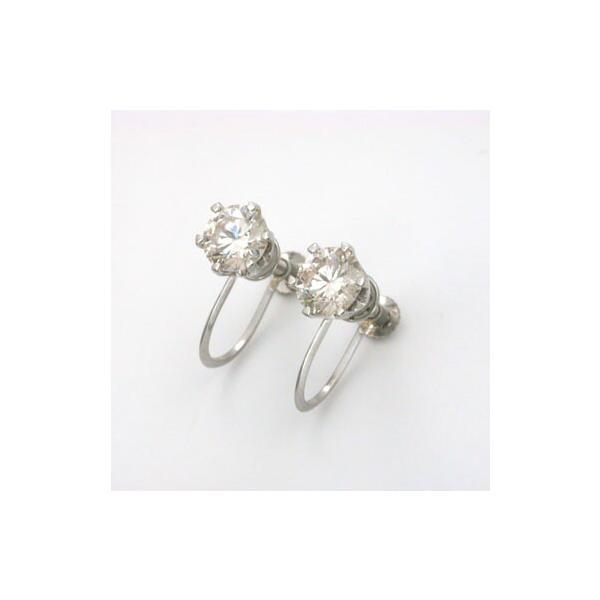 ＋P20倍以上 ダイヤイヤリング 0.5ct 0.5ct プラチナ（PT900