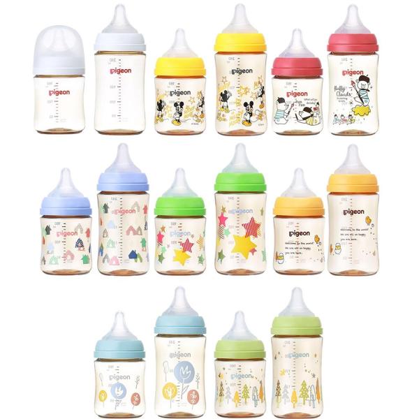 ピジョン 母乳実感 哺乳びん プラスチック製 240ml 軽くて割れにくい医療機関にも採用されている上質なプラスチックPPSU製 広口タイプ 哺乳瓶 拒否 PIGEON B倉庫