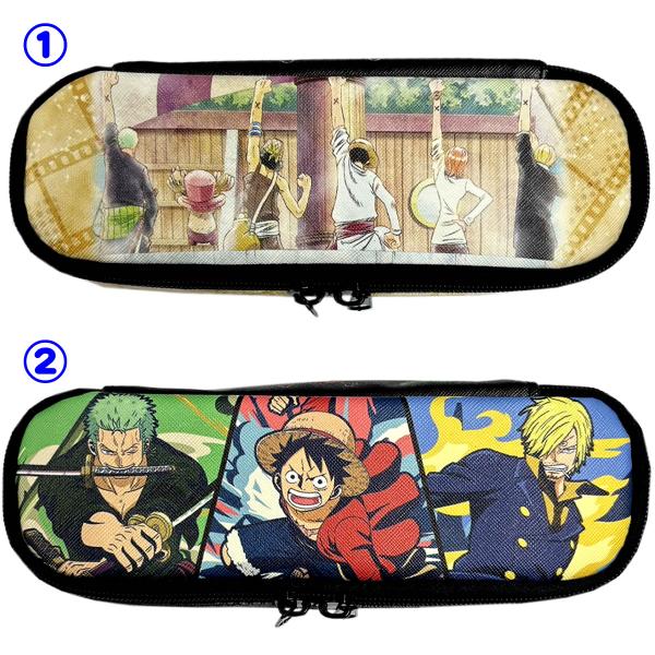 筆箱 ペンケース ワンピース フルオープンポーチ 名シーン/ルフィ
