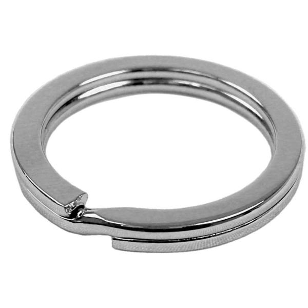 表面処理:バフニッケル内容:平キーリング 25mm