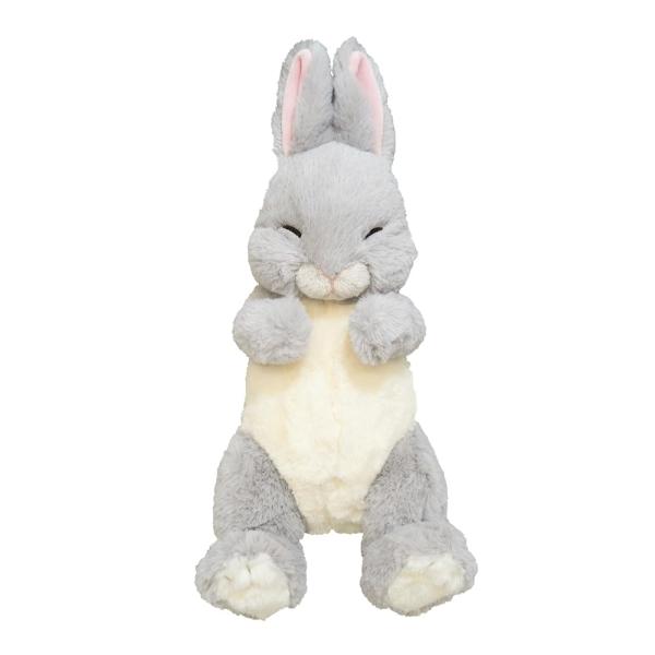 【即納可能☆】【新品】P-9532 ひざうさぎ すやすや GY【ぬいぐるみ】