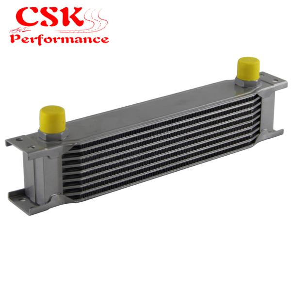 厚木オート製 汎用オイルクーラー 12段 オイルアタッチメント 汎用