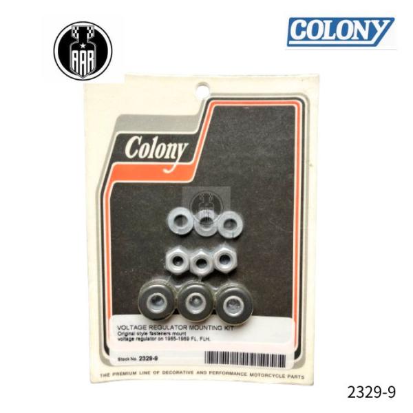 ボルテージ レギュレーター マウントキット ハーレーダビッドソン 1965-69年 FL FLH 2329-9 Colony コロニー