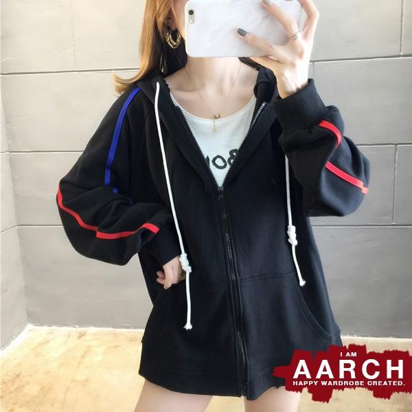 大きいサイズ パーカー トップス レディース ファッション ぽっちゃり おおきいサイズ オーバーサイズ ビッグシルエット ライン プリント Ll 3l 4l 秋冬 rch T0325 rch 通販 Yahoo ショッピング