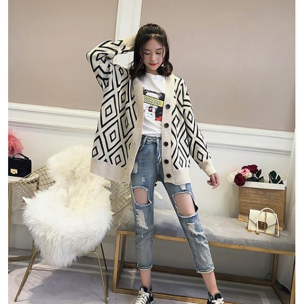 大きいサイズ 対応 おおきいサイズ レディース ファッション アンティーク レトロ モダン柄 ゆったり 楽ちん カーディガン トップス M L Ll 3l 秋冬 Buyee Buyee Japanese Proxy Service Buy From Japan Bot Online