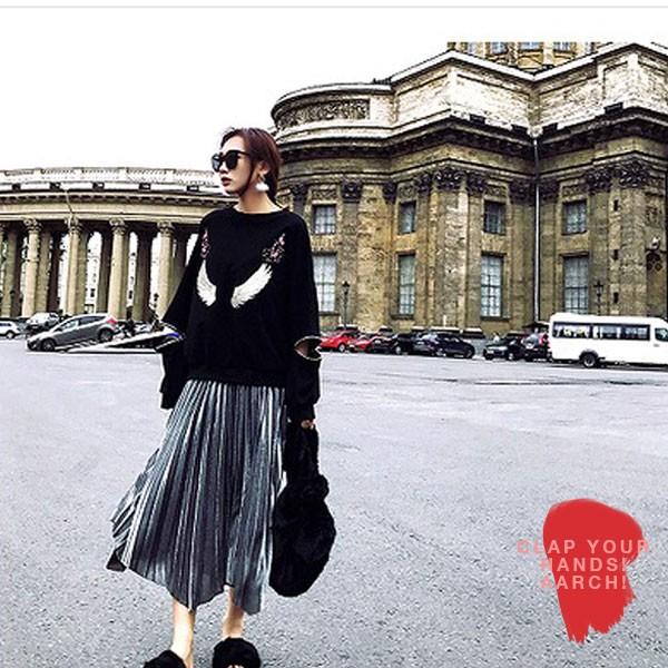 大きいサイズ セットアップ レディース ファッション ぽっちゃり おおきいサイズ あり セット プリーツスカート オーバーサイズ L Ll 3l 4l 5l 秋冬 Buyee Buyee 일본 통신 판매 상품 옥션의 대리 입찰 대리 구매 서비스