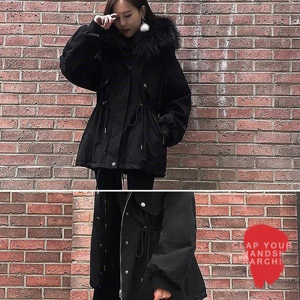 大きいサイズ コート レディース ファッション ぽっちゃり おおきいサイズ あり モッズコート風デザイン ボリューム ファー付き L Ll 3l 4l 5l 秋冬 rch W3996 rch 通販 Yahoo ショッピング