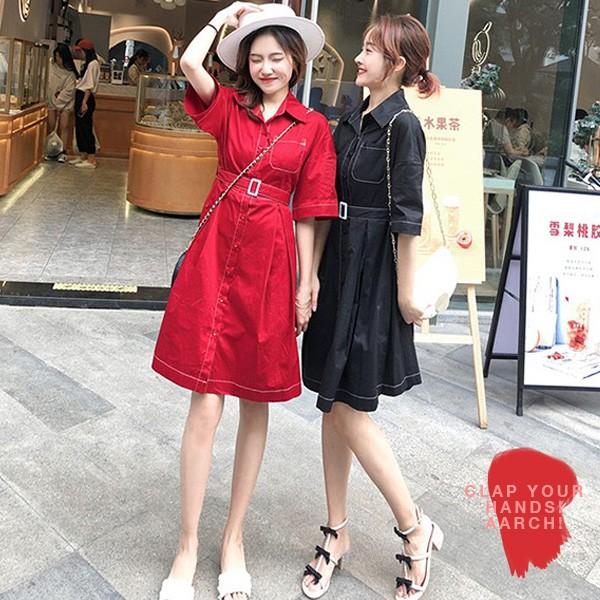 大きいサイズ ワンピース レディース ファッション ぽっちゃり おおきいサイズ あり クラシック サファリ シャツワンピース M L Ll 3l 4l 5l 春夏 rch W5046 rch 通販 Yahoo ショッピング