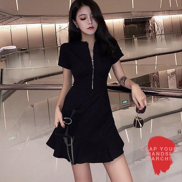 限定アウトレット 大きいサイズ ワンピース レディース ファッション ぽっちゃり おおきいサイズ あり フロントジップ L Ll 3l 4l 5l 6l 春夏 rch W5194 Os rch 通販 Yahoo ショッピング