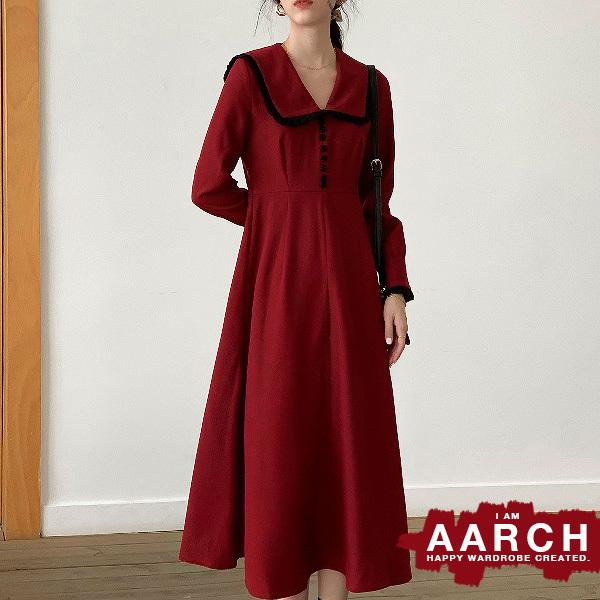 大きいサイズ ワンピース レディース ファッション ぽっちゃり おおきいサイズ あり セーラーカラー リボン クラシカル クラシック M L Ll 3l 4l 5l 秋冬 rch W7690 rch 通販 Yahoo ショッピング