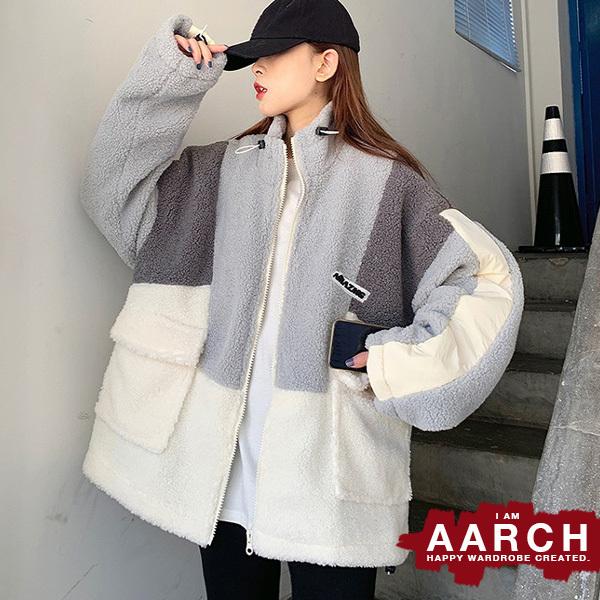 大きいサイズ レディース ファッション ブルゾン アウター ぽっちゃり おおきいサイズ あり オーバーサイズ ボア ジャケット 配色 切替 M L Ll 3l 4l 秋冬 rch W27 rch 通販 Yahoo ショッピング