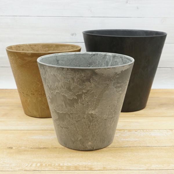植木鉢 おしゃれ 軽い アートストーンラウンドSS 16cm 5号 プラスチック プランター 鉢 室内 屋外 鉢植え 観葉植物 多肉植物 塊根植物