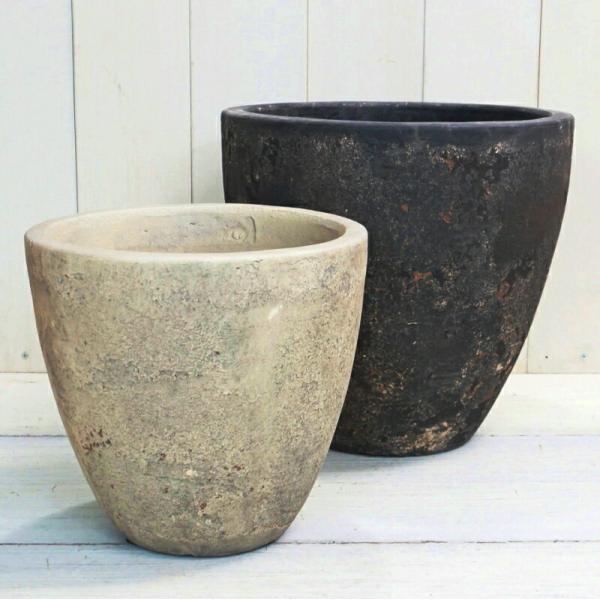 植木鉢 おしゃれ サボテン フリットエッグS 23cm 8号 穴あり 丸型 陶器 陶器鉢 プランター 鉢 室内 屋外 鉢植え 観葉植物 多肉植物 塊根
