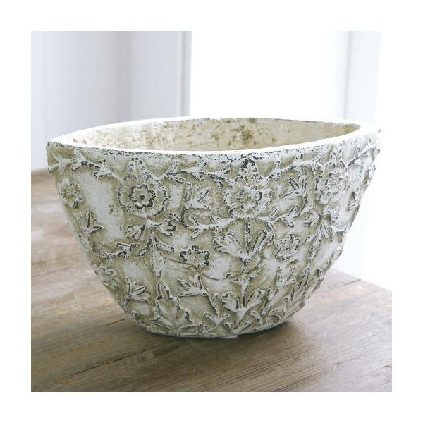 植木鉢 おしゃれ アンティーク 陶器鉢 ダイナスティオーバルポットS＜18cm x 10cm 穴あり 白 ホワイト 陶器鉢 プランター 寄せ植え かわいい 多肉植物 観葉植物