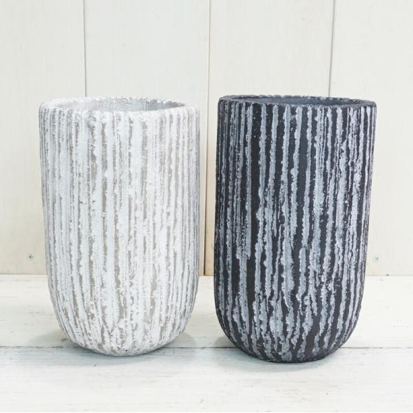 鉢 おしゃれ コンクリート オベリスクトールM 12cm 4号 底穴あり 植木鉢 セメント 背の高い 鉢 室内 屋外 鉢植え 観葉植物 多肉植物 塊根