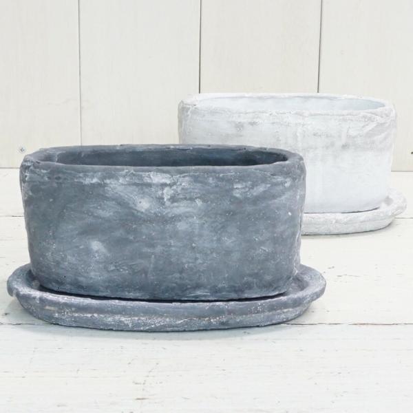 アンティーク シャビーでおしゃれなセメントポット！