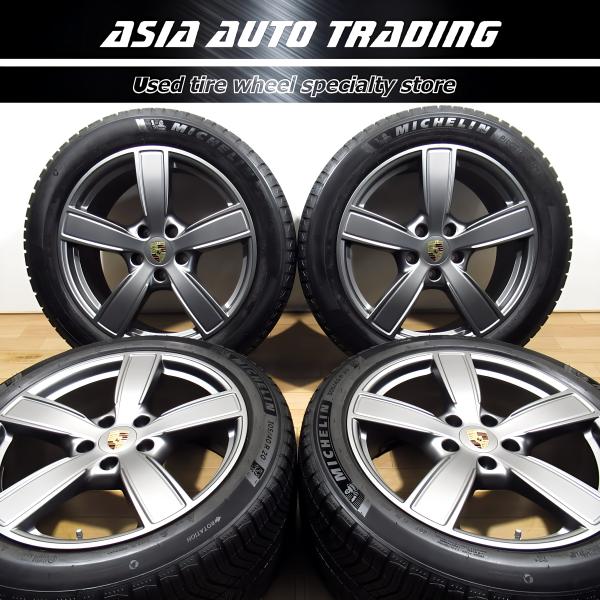 ほぼ新品 ポルシェ 9Y型 カイエンクーペ スポーツクラシック 純正 TPMS ミシュラン PILOT ALPIN5 275/45R20 305/40R20 2