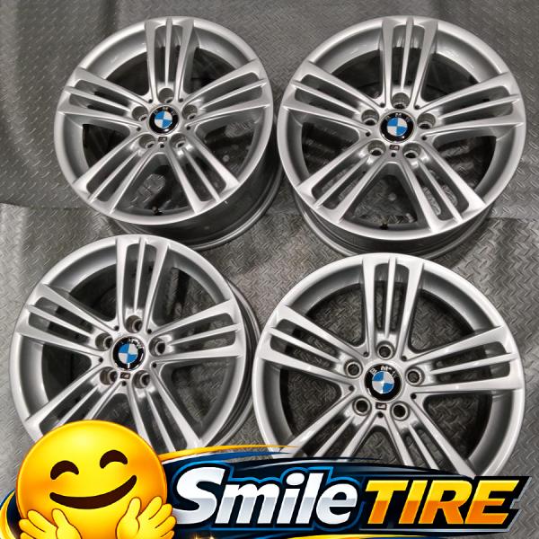 綺麗品 BMW F25 X3 純正 ダブルスポーク スタイリング 368M 18インチ 8J+43 PCD120-5穴 X4 F26 等 車検 ノーマル戻し ス