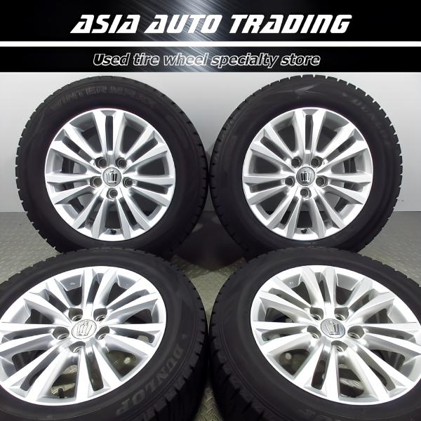 【DUNLOP WINTER MAXX WM01 215/60R16】スタッドレス【トヨタ 130系マークX 純正ホイール 16インチ 7J5HPCD114.3+40】　(VTC313) クレジットカード QR決済可能 DUNLOP WINTER MAXX WM01 215/60R16】スタッドレス【トヨタ 130系