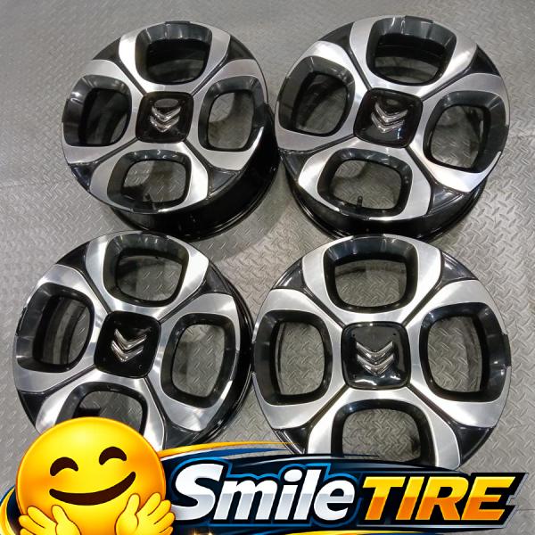 綺麗品 シトロエン C3 エアクロス 純正 17インチ 6.5J+20 PCD108-4穴 C4 カクタス プジョー 2008 クロスシティ 等 スタッドレス用
