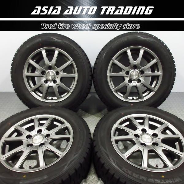 WINTER MAXX ユーロバーン STX 6J+47 PCD112-5穴 ダンロップ WM01 195 