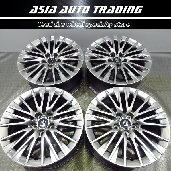 220系エレガンススタイル純正ホイール18インチ　４本セット　114.3 5H トヨタ 綺麗品 220 クラウン 特別仕様車 S エレガンススタイル