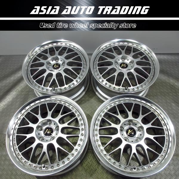 WORK 美品 WORK VS-XX 18インチ 7.5J+52 PCD114.3-5穴 70 80 ノア
