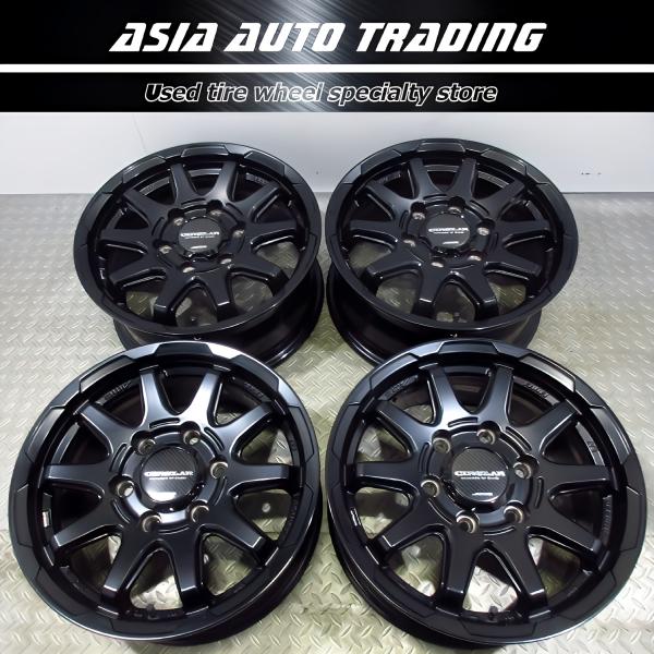 共豊 美品 AME サーキュラー C10X 16インチ 6.5J+38 PCD139.7-6穴 by