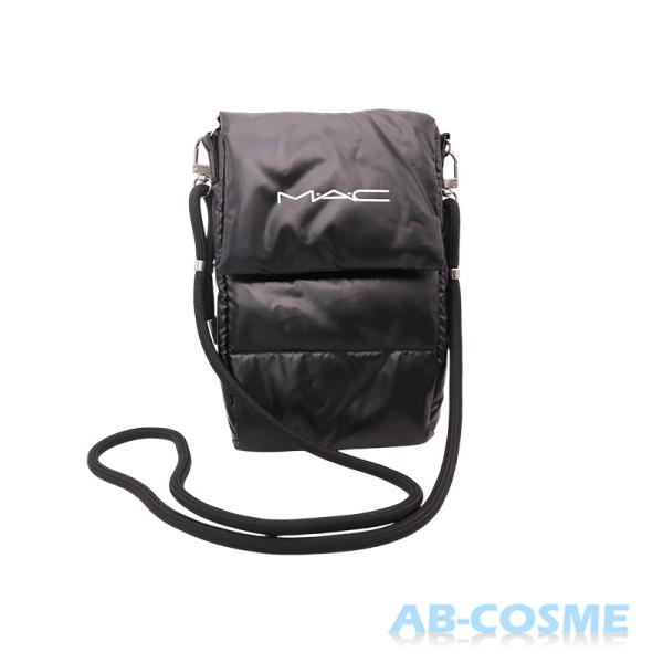 M・A・C（マック） ポーチ ロゴ入り ストラップ付きフラップポーチ
