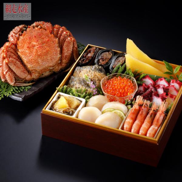 特製おせち『北の御膳Ａ』（約2〜4人前） /発送日：12月下旬〜末頃/年内発送承ります/送料込/冷凍　正月 御節 海鮮 北海道お取り寄せ おせち 爆買