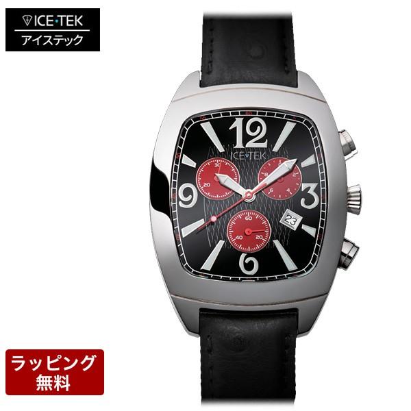 ACXebN rv ICE TEK ACXebNv Y s SteelMagnumChrono XeB[}OiNm Black with Red CHCU01-ST-15