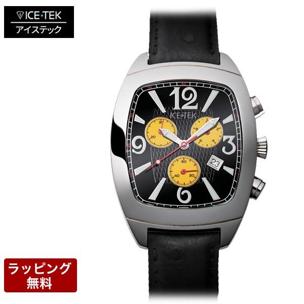 ACXebN rv ICE TEK ACXebNv Y s SteelMagnumChrono XeB[}OiNm Black with Yellow CHCU01-ST-19