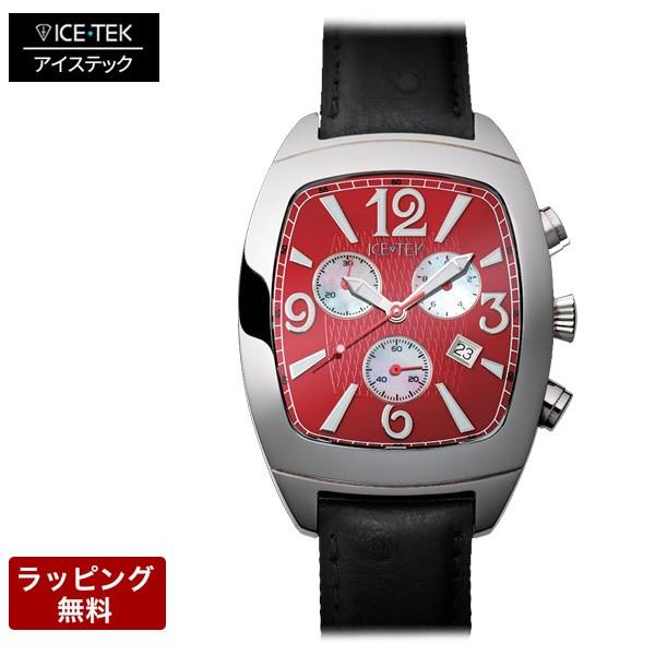 ACXebN rv ICE TEK ACXebNv Y s SteelMagnumChrono XeB[}OiNm Red with White MOP CHCU01-ST-52M