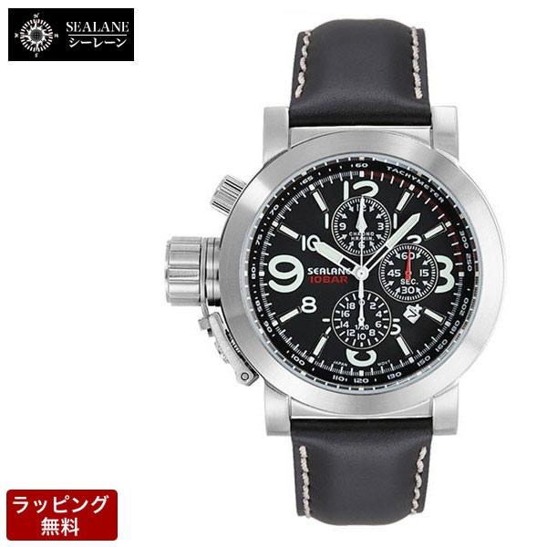 値下 SEALANE シーレーン SE44-MBK 腕時計 deaflink.com